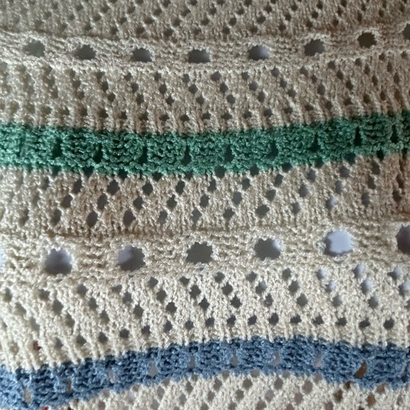 BI BI put on sweater boat neck, colorful stripes, coastal, blissful day sweater - Picture 4 of 6